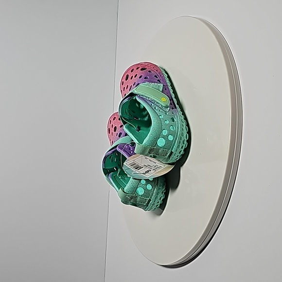 Western Chief Surfer Ombre Clogs Water Shoes Sandals Recess Colorful Glitter 9 - Picture 5 of 12